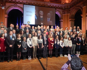 Remise du prix de la mémoire et du civisme de la fédération Maginot à la classe de CM1 de la clé des champs