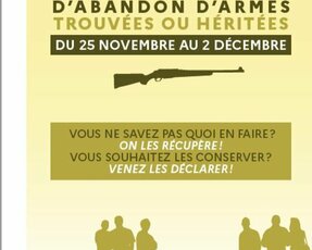 Opération nationale d’abandon simplifié d’armes à l’État en Meuse