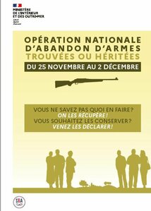 Opération nationale d’abandon simplifié d’armes à l’État en Meuse