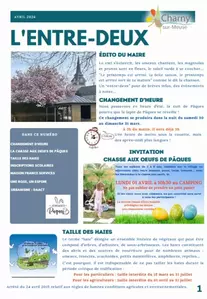 Charny'infos entre deux Avril 2024